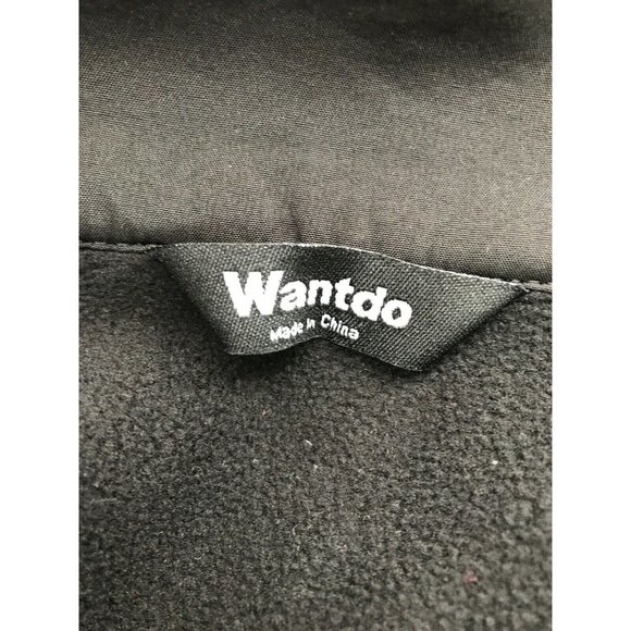 NWT Wantdo Men's Waterproof Mountain Sweatshirt Windproof Black, 1/4 Zip Large L - Picture 7 of 8